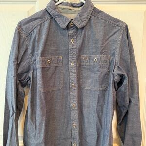 Patagonia Denim Blue Button-Down Shirt